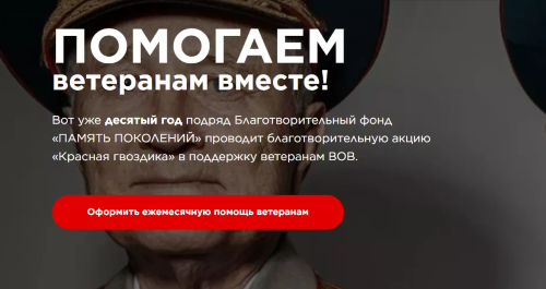 В России вновь стартовала благотворительная акция «Красная гвоздика»